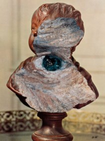 Occhio di Van Gogh (su mezzo busto di fanciullo)