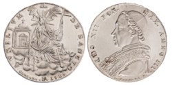 BOLOGNA - LEONE XII  (1823-1829) - Scudo 1825 (II° tipo)