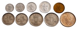 CITTA' DEL VATICANO - GIOVANNI XXIII (1958-1963) - Serie tipologica (10 valori, varie date)