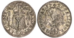 AUSTRIA - SALISBURGO - FRANZ ANTON (1709-1727) - 4 Kreuzer 1725