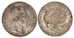 AUSTRIA - FRANCESCO GIUSEPPE (1848-1916), Fiorino 1859, Vienna