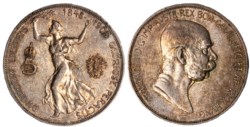 AUSTRIA - FRANCESCO GIUSEPPE (1848-1916), 5 corone 1908