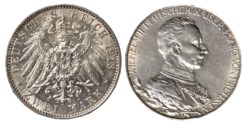 GERMANIA - PRUSSIA - GUGLIELMO II (1888-1918) - 2 marchi 1913 (A)