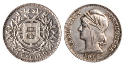 PORTOGALLO - Escudo 1915