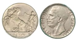 VITTORIO EMANUELE III (1900-1943) - 10 lire 1926