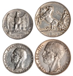 VITTORIO EMANUELE III (1900-1943) - Lotto 2 monete