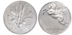 REPUBBLICA ITALIANA - 10 lire 1947