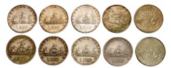REPUBBLICA ITALIANA - Lotto 10 monete da 500 lire