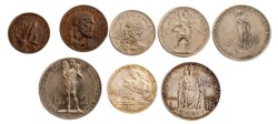 CITTA' DEL VATICANO - PIO XI (1929-1938) - Serie Giubileo 1933-1934 (8 valori, senza oro)