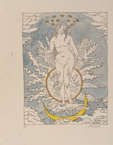 Una donna ravvolta nel sole