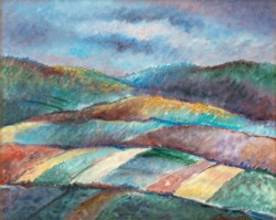 Cielo e colline di sera - San Marino
