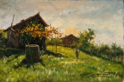 Giuseppe Gheduzzi (1889 - 1957) - Paesaggio collinare