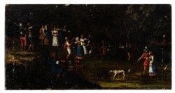 Scuola dell'Italia centrale del secolo XVII - Danza di contadini