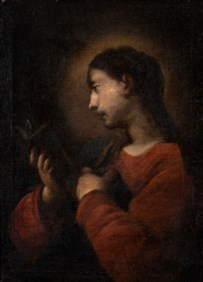 Scuola italiana del secolo XVIII - Madonna leggente