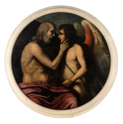 Scuola italiana del secolo XVIII - Scena allegorica