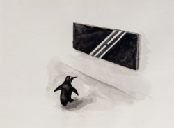 Pinguino non capisce l'arte