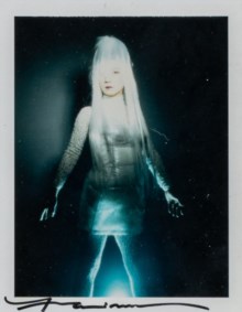 A hundred polaroids #13 - wearing Issay Miyake series