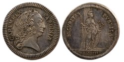 CARLO EMANUELE III (1730-1773) - Gettone 1757