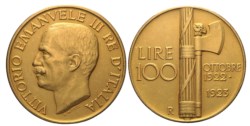 VITTORIO EMANUELE III (1900-1943) - 100 lire 1923