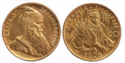 ALBANIA - AHMED ZOGU, Presidente (1925-1928) - 20 franga 1926, Roma