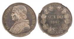 BOLOGNA - PIO IX (1846-1870) - Scudo 1847