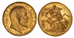AUSTRALIA - Edoardo VII (1901-1911) - Sterlina 1905