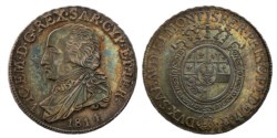 VITTORIO EMANUELE I (1802-1821) - 1/2 scudo 1814
