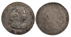 FIRENZE - REGNO D'ETRURIA - CARLO LUDOVICO (1803-1807) - Mezza dena 1804