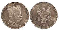 UMBERTO I, Colonia Eritrea (1890-1896) - Tallero 1891