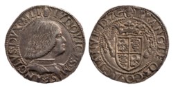 MILANO - LUDOVICO MARIA SFORZA (1494-1500) - Testone