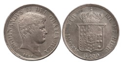 NAPOLI - FERDINANDO II (1830-1859) - Piastra 1831