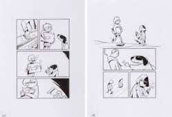 I cani, l'universo e tutto quanto, pagine 17 e 19