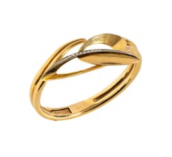 Bracciale rigido in oro giallo 18kt