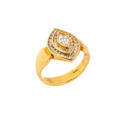 Anello in oro giallo 18kt
