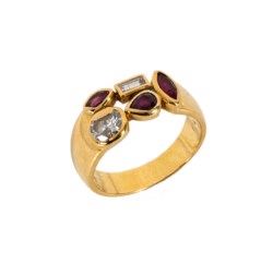 Anello in oro giallo 18kt