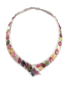 Collana in oro bianco 18kt