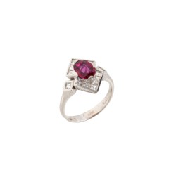 Anello in oro bianco 18kt