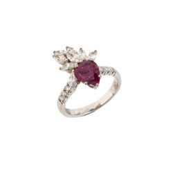 Anello in oro bianco 18kt