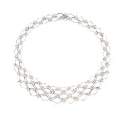 Collier oro bianco 18kt