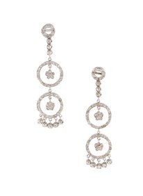 Orecchini in oro bianco 18kt
