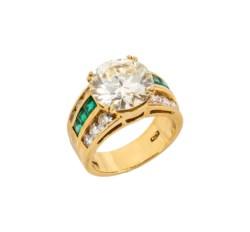 Anello in oro giallo 18kt