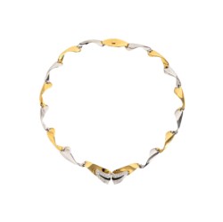 Scavia - Collana in oro bicolore 18kt