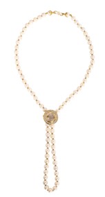 Collana in perle e oro giallo 18kt