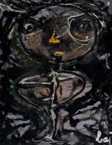 Bambina consacrata alla timidezza