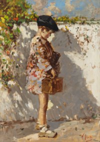 Vincenzo Irolli (Napoli, 30 settembre 1860 - 27 novembre 1949) - Scolaretto