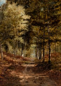 Carlo Nogaro (Asti, 1837 - Choisy-au-Bac, 1931) - Il bosco