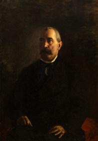 Leonardo Bazzaro (Milano, 13 dicembre 1853 - 2 novembre 1937) - Ritratto di notabile milanese