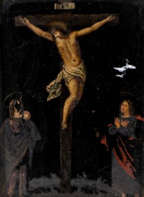 Scuola romana del XVII secolo - Crocifissione