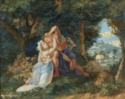 Scuola francese neoclassica - Dafne e Cloe