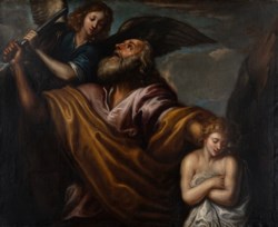 Scuola veneta del XVII secolo - Sacrifico di Isacco